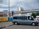 Бесплатный автобус Genser в пункт аренды автомобилей АрендаАвто-тмр на ул.Добролюбова